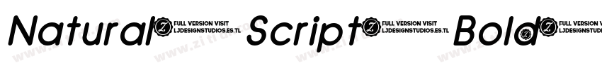 Natural Script Bold字体转换
